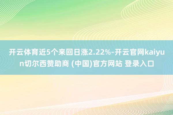 开云体育近5个来回日涨2.22%-开云官网kaiyun切尔西赞助商 (中国)官方网站 登录入口