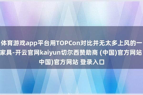 体育游戏app平台用TOPCon对比并无太多上风的一代P型BC家具-开云官网kaiyun切尔西赞助商 (中国)官方网站 登录入口